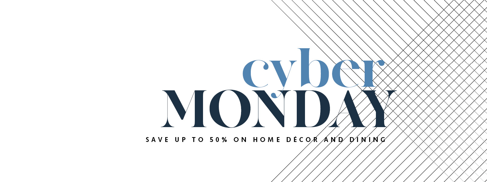 Cyber Monday 2020 campaign banner for US