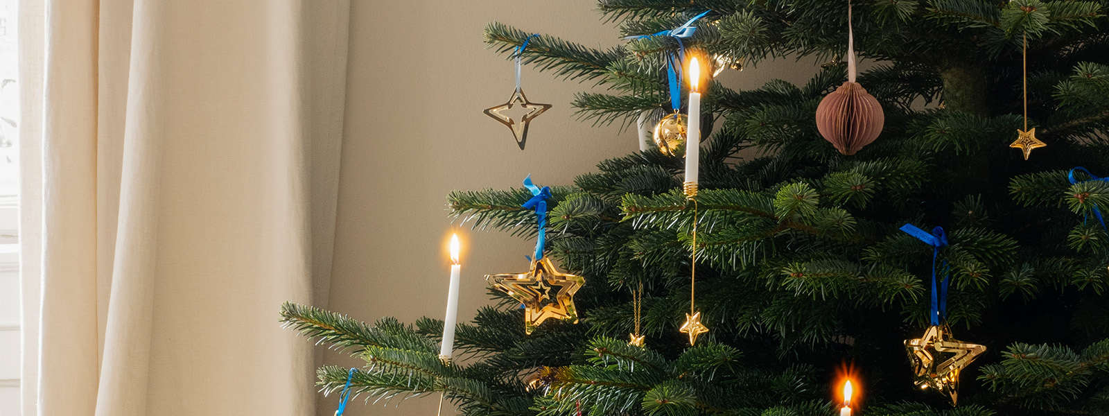18 kt. gold plated Christmas ornaments from the Christmas Collectibles collection by Georg Jensen