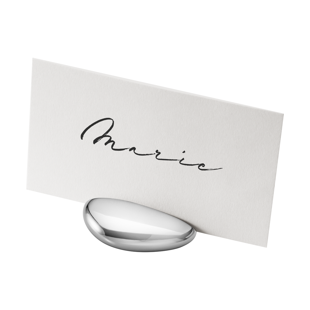 SKY table cardholders in stainless steel