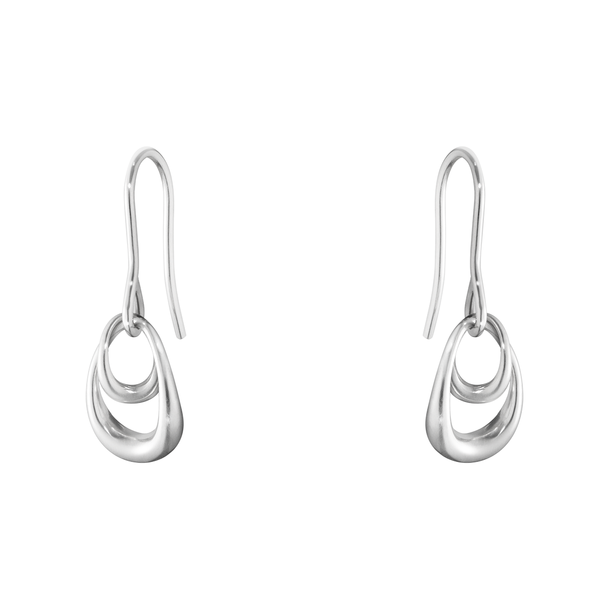 Offspring Silver Mother And Daughter Earrings Georg Jensen