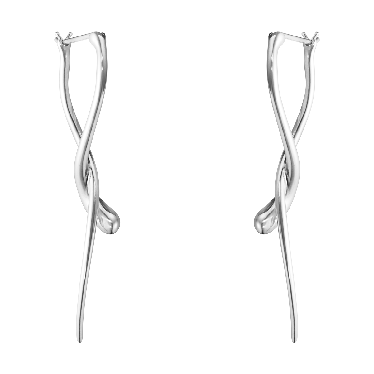 Mercy long dangle earring in sterling silver Jensen