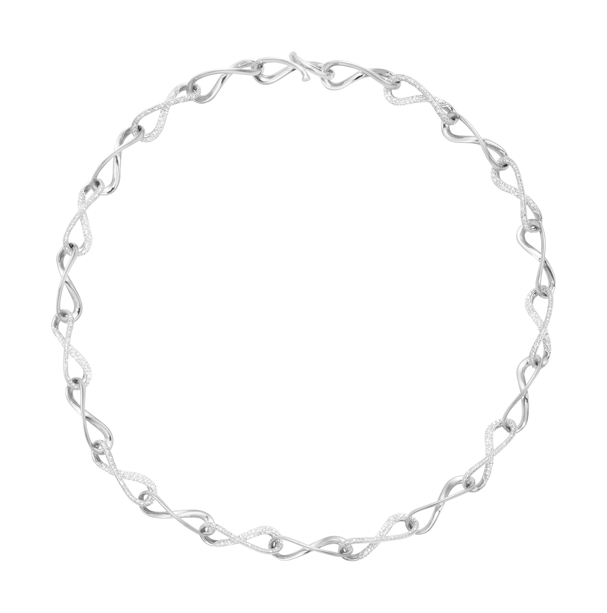 インフィニティ バイ ジョージ ジェンセン Infinity By Georg Jensen ネックレス 18kホワイトゴールド ダイヤモンド I Georg Jensen インフィニティ バイ ジョージ ジェンセン Infinity By Georg Jensen ネックレス 18kホワイトゴールド ダイヤモンド I Georg Jensen