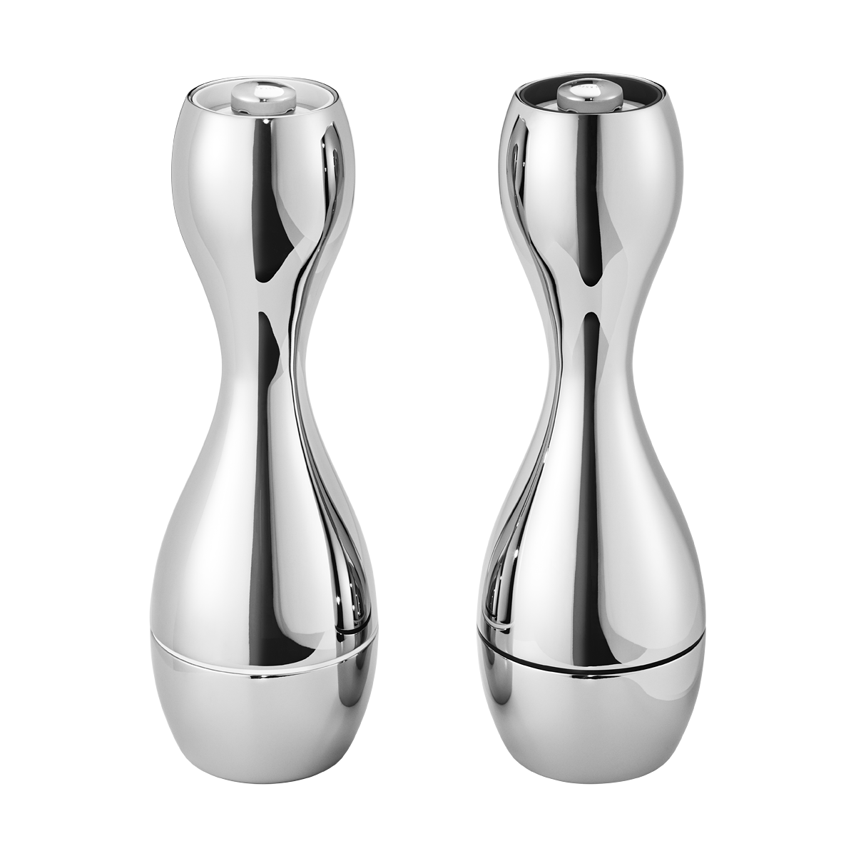 Cobra salt & pepper grinder set in stainless steel