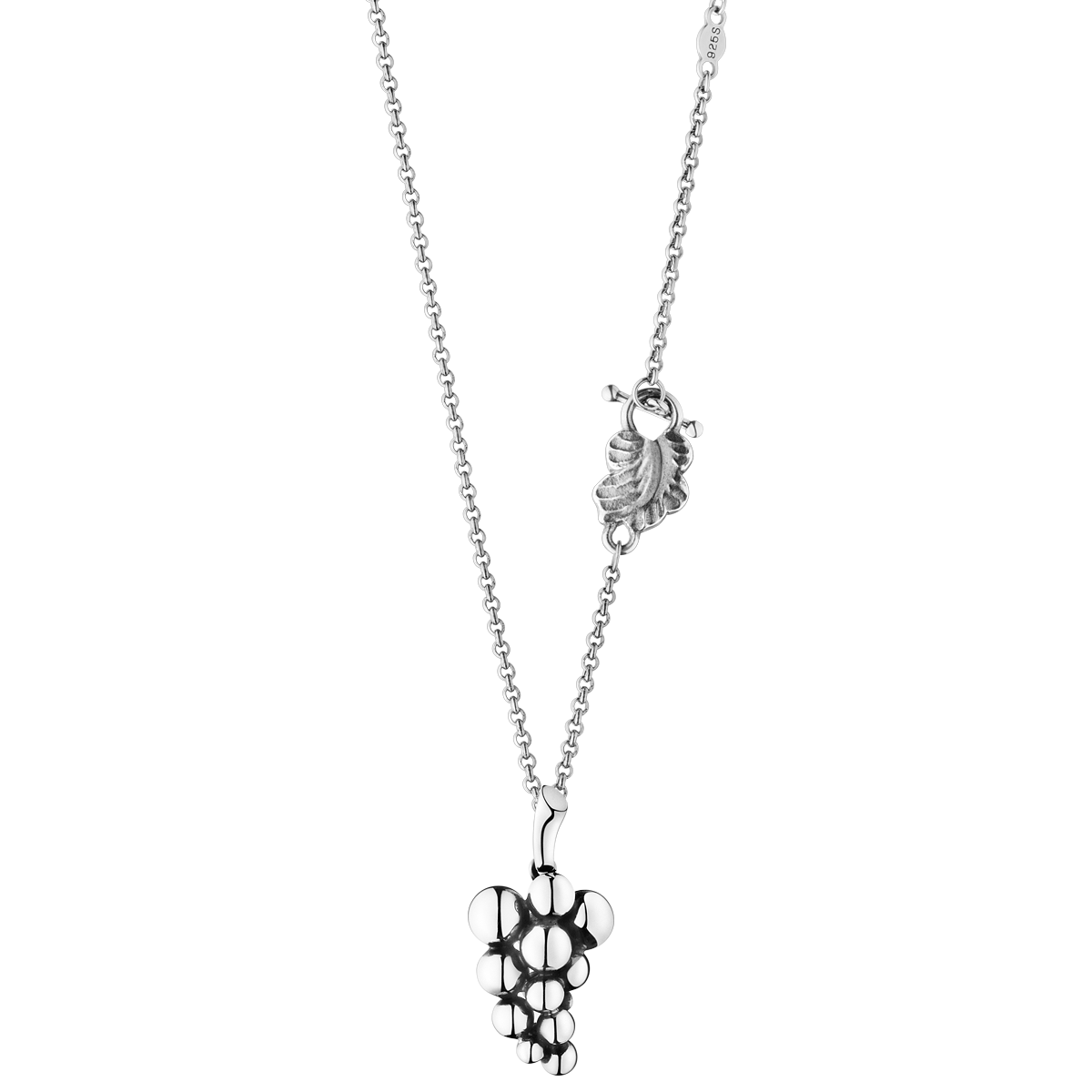 MOONLIGHT GRAPES pendant - sterling silver, small