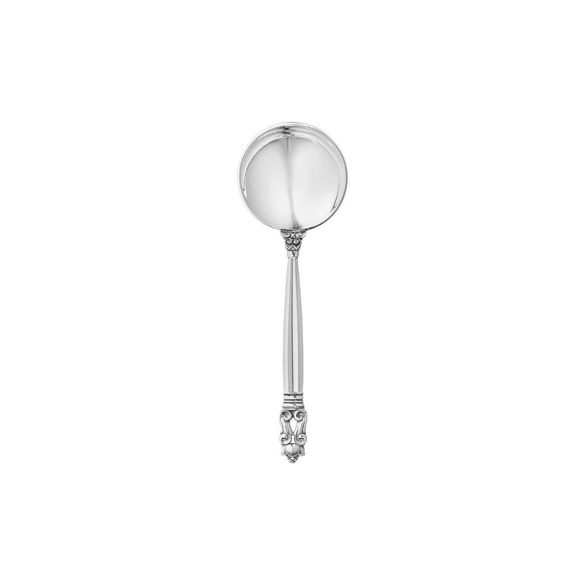 Scroll by Georg Jensen Sterling Silver Bouillon Soup Spoon 5 1//4/" Vintage