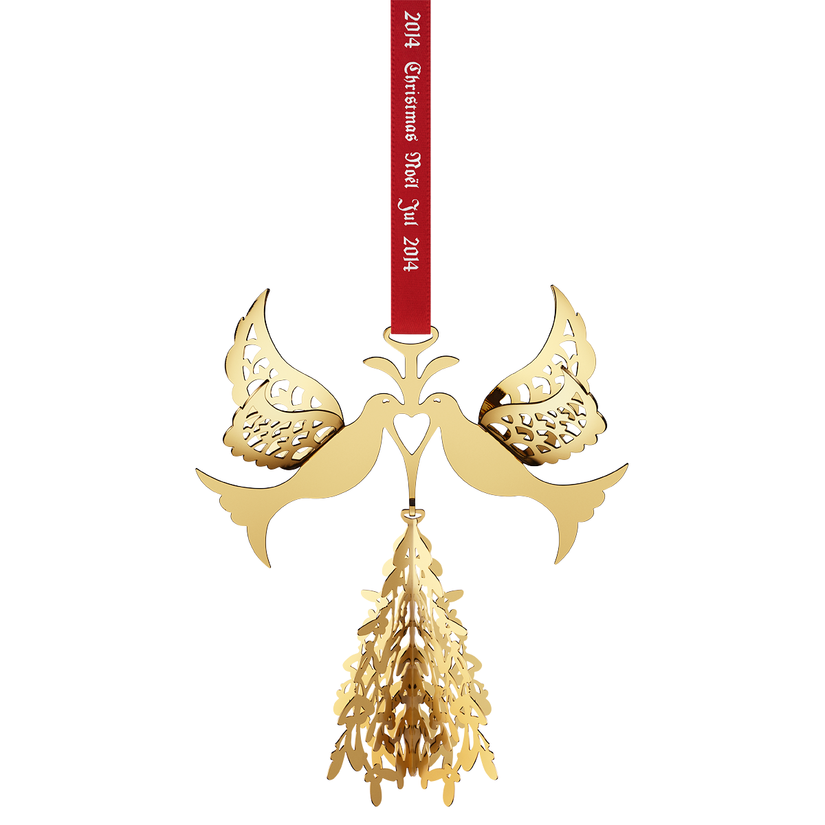 Doves For Sale >> 2014 Christmas Mobile Fir Tree and Doves, gold plated Doves For Sale >> 2014 Christmas Mobile Fir Tree and Doves, gold plated
